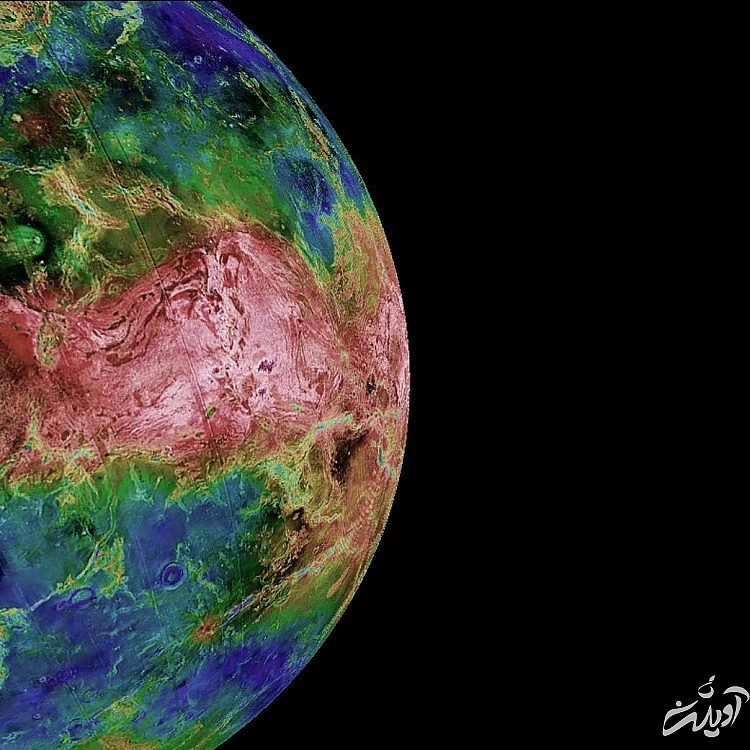 انتشار اولین تصاویر از سطح شگفت انگیز سیاره زهره